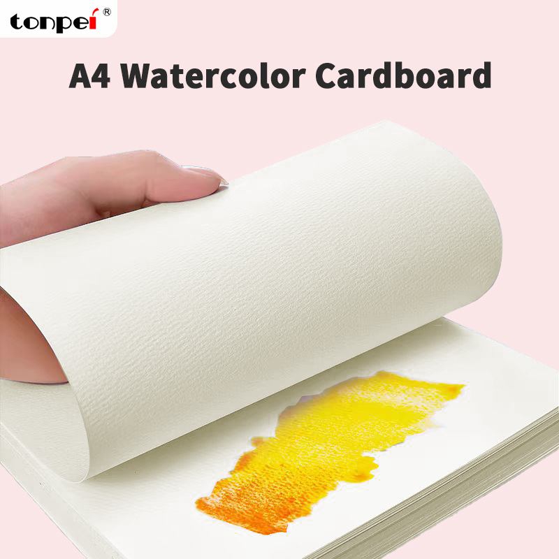 Cardstock Paper Pack - A4 Watercolor Paper 50 Sheets Wood