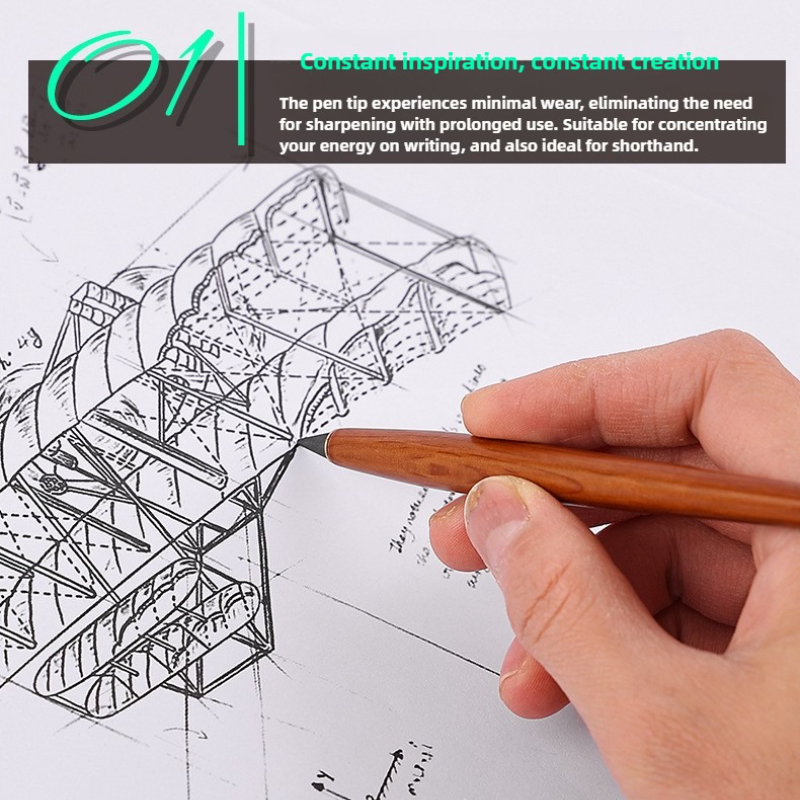 Wooden Eternal Pencil No Sharp - Office Stationery And Supply avaliação e preço