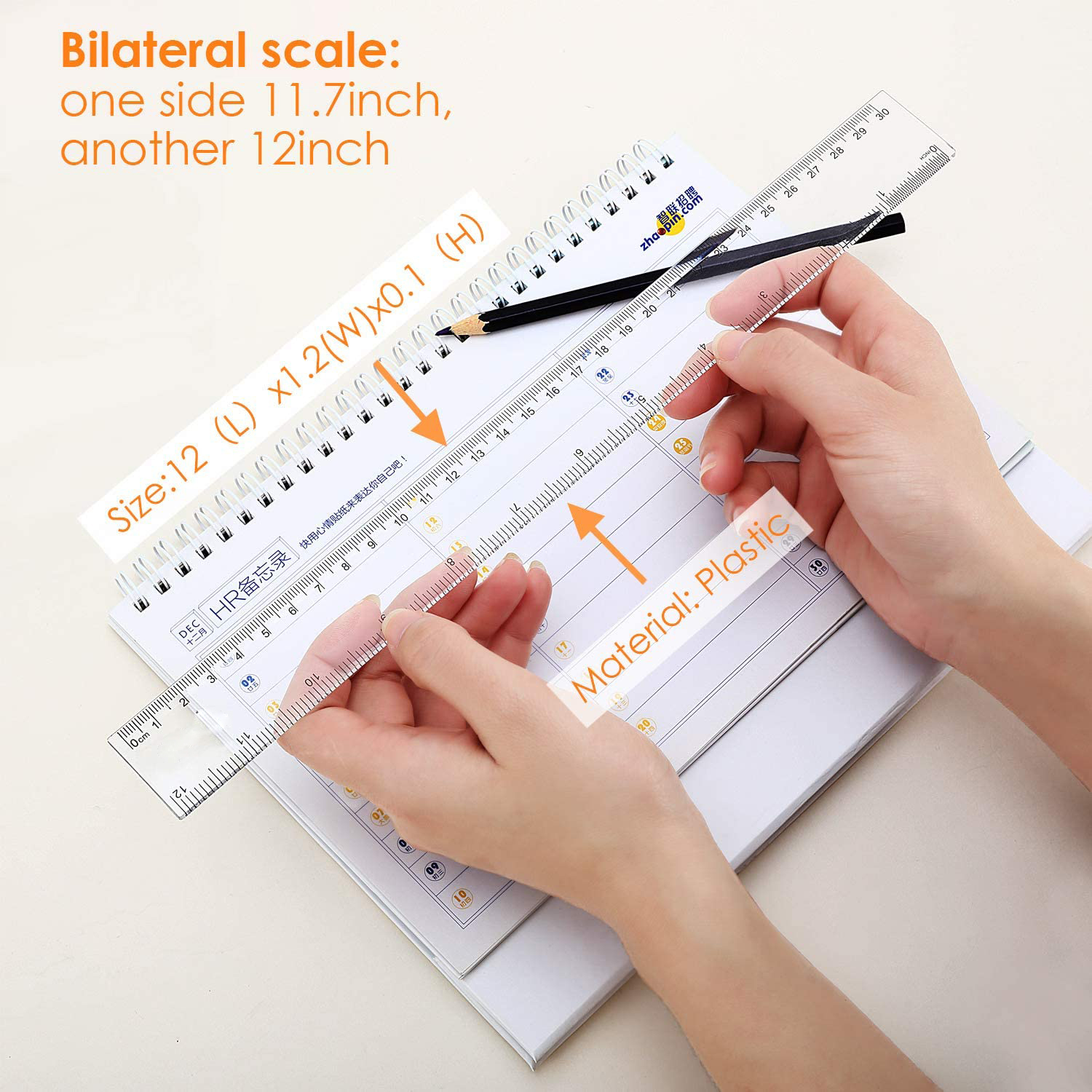 6/8/12 inch Straight Ruler 1PC - Ruler Set Transparent avaliação e preço