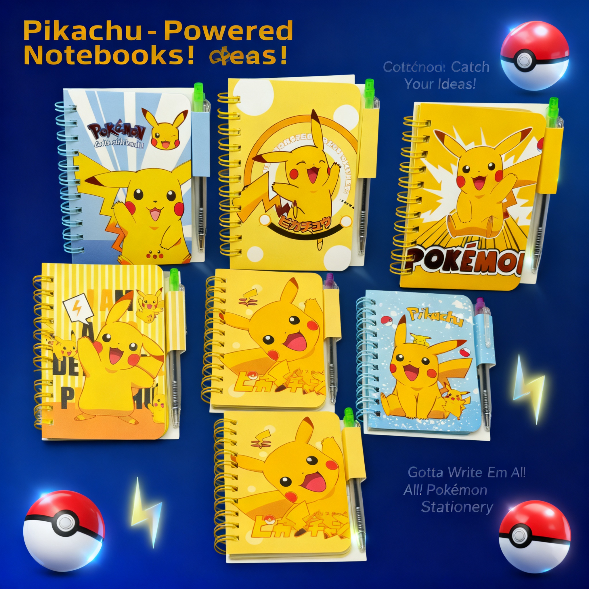 Pokemon Pikachu Cute Cartoon N - Office Stationery And Supply avaliação e preço