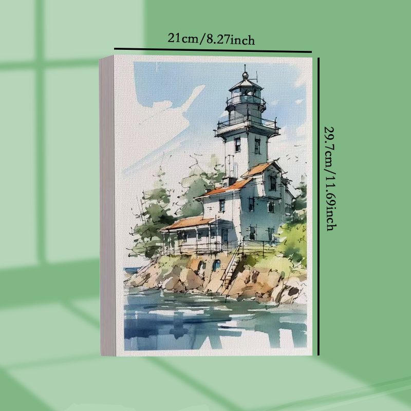 A4 Watercolor Paper 20/50Pcs W - Cardstock Paper Pack avaliação e preço