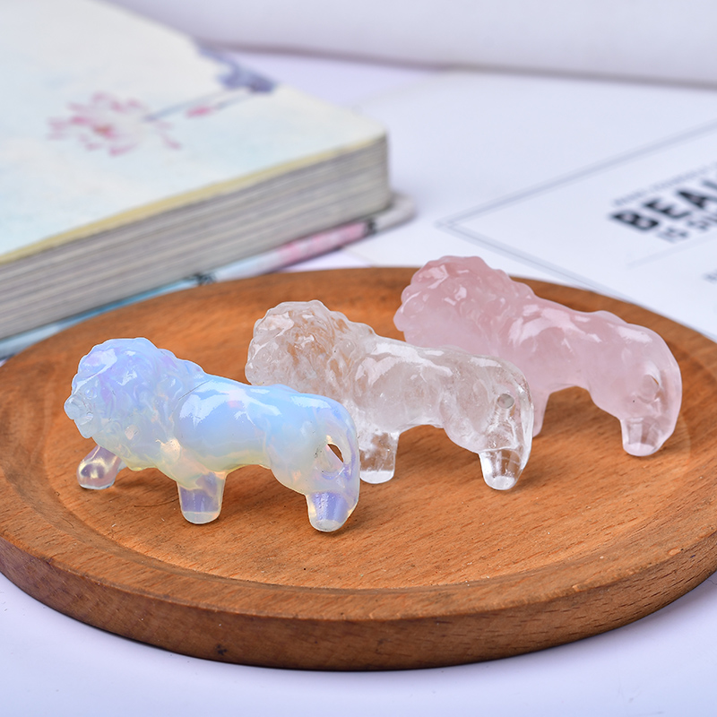 Natural Crystal Obsidian Lion. - Lion Stationery & Office Supply(Kunshan)Co.Ltd avaliação e preço