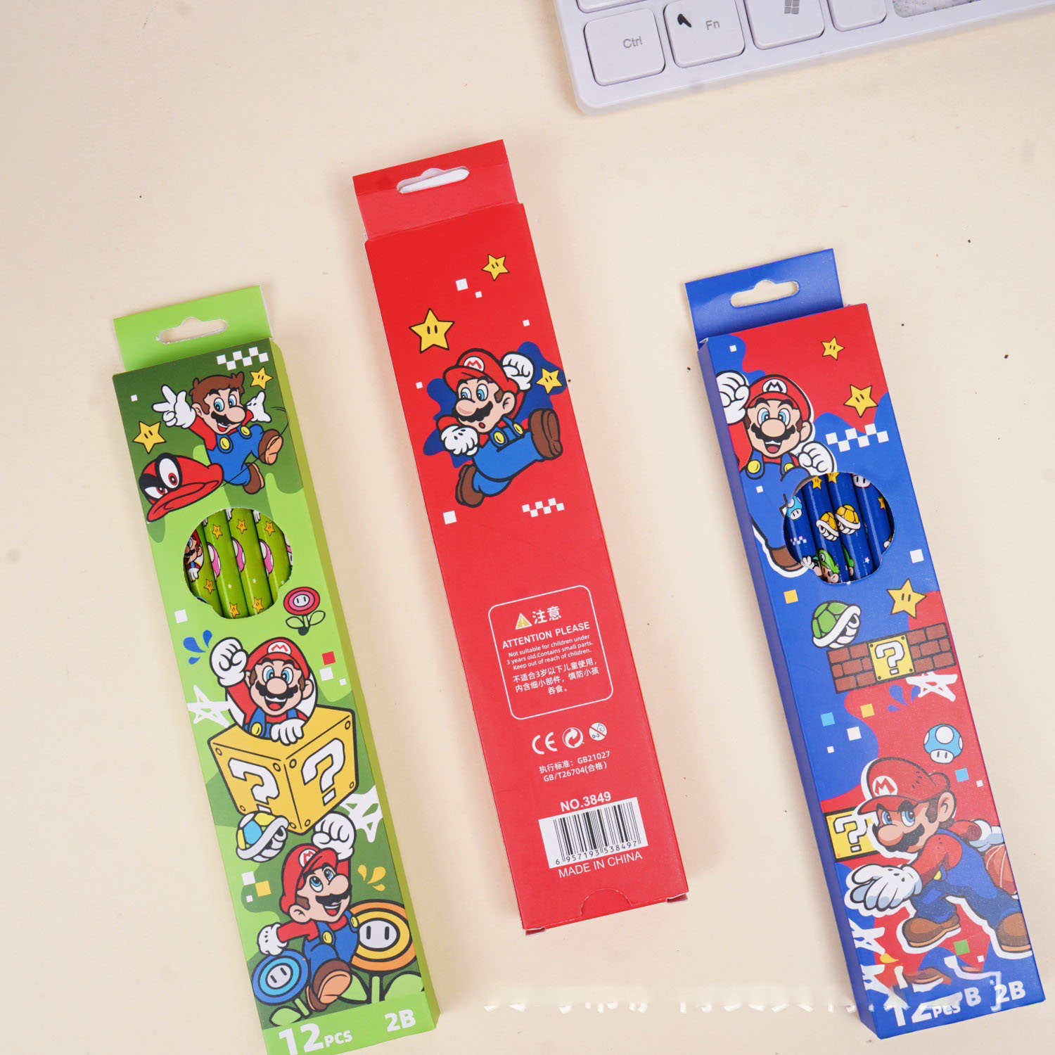 Super Mario element 2B pencil. - Stationery Office avaliação e preço