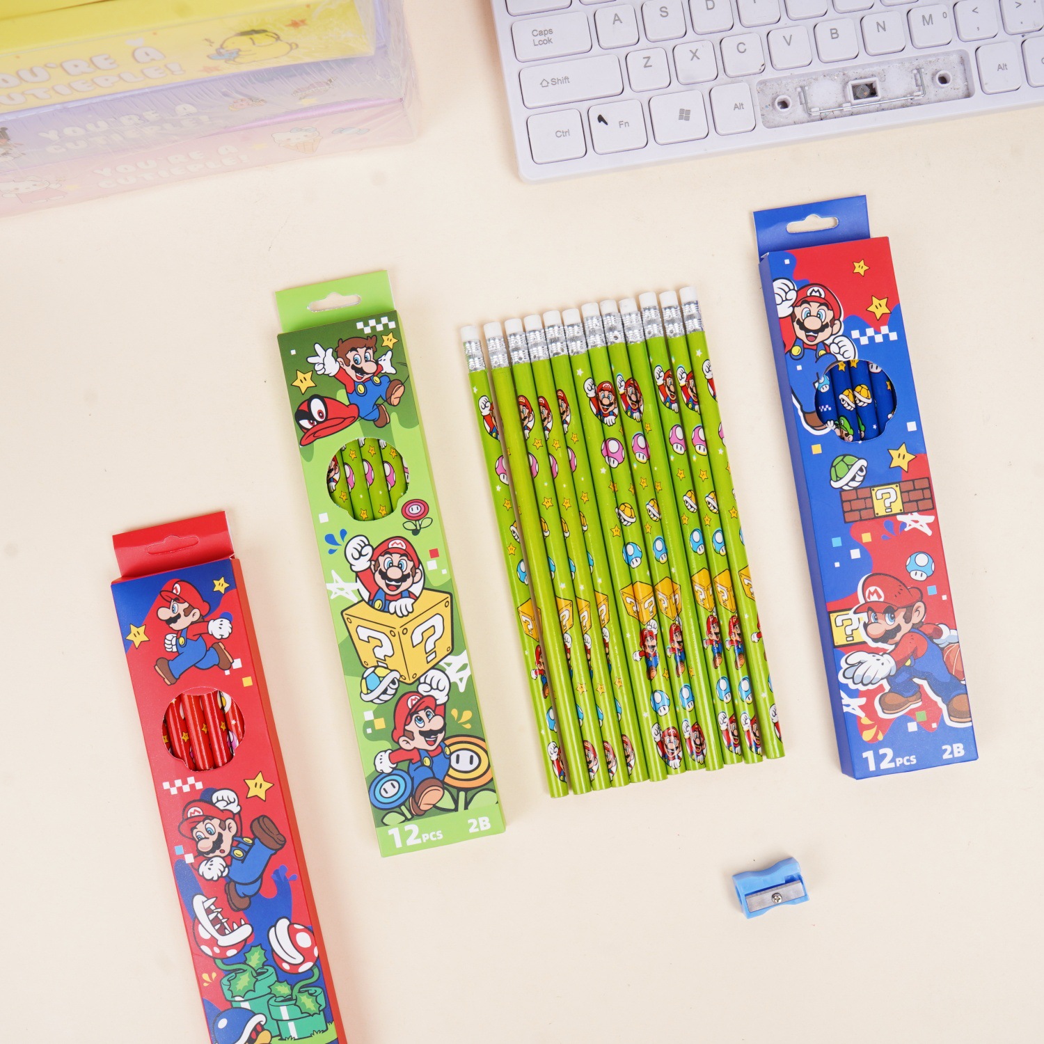 Super Mario element 2B pencil. - Stationery Office avaliação e preço