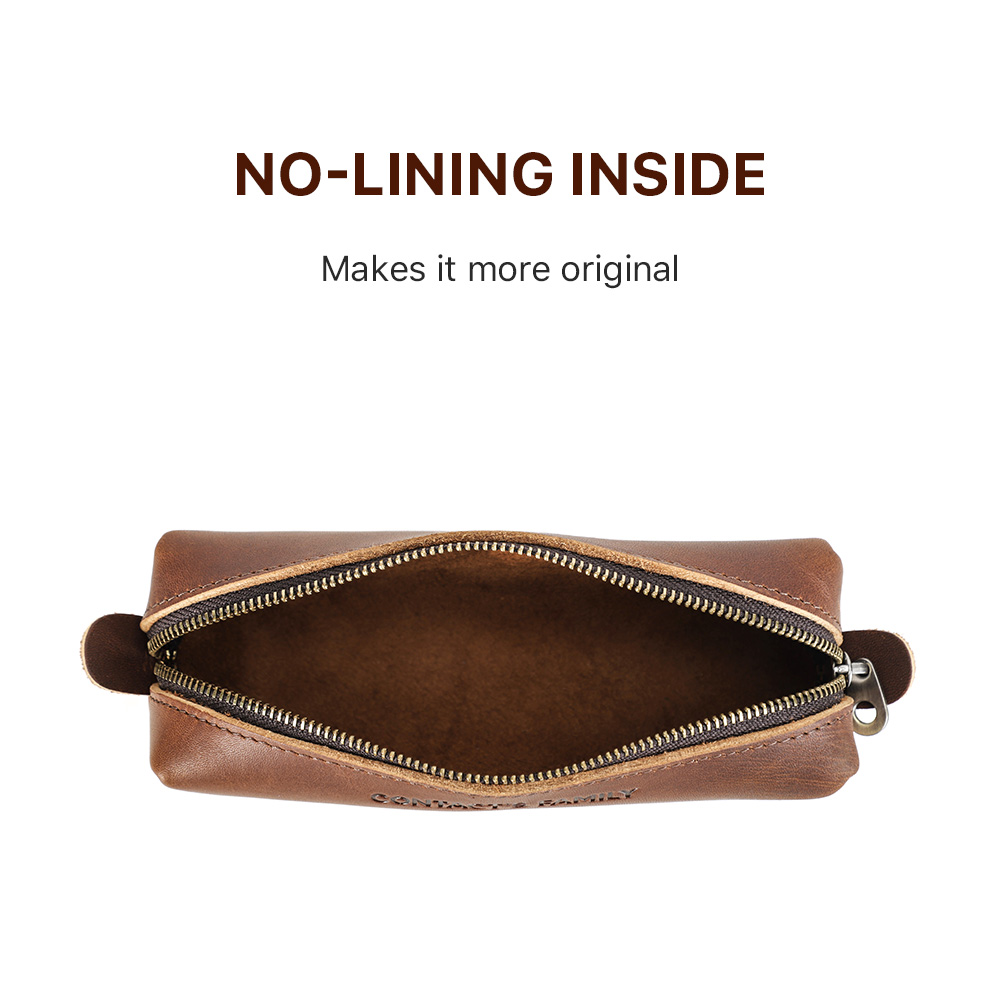 Retro Leather Pencil Case High - Office Stationery Supply Business avaliação e preço