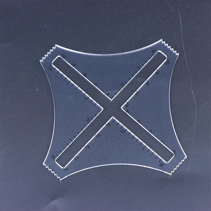 Acrylic Transparent Knitting D - Ruler Set Transparent avaliação e preço