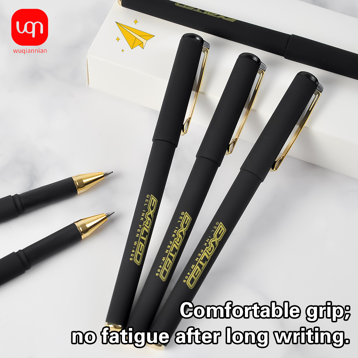 WQN-4/8/12pcs Simple Black Gel - Office Stationery Supply Business avaliação e preço