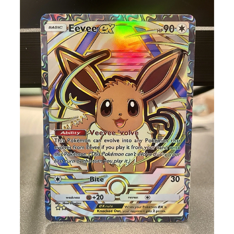 Diy Pkm Fan Art Tcg Pocket Eev - Cardstock Paper Pack avaliação e preço