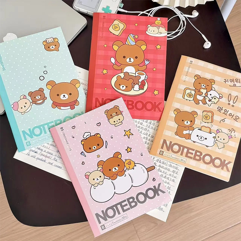 New Retro Cute Rilakkuma B5 Si - Stationery Office avaliação e preço