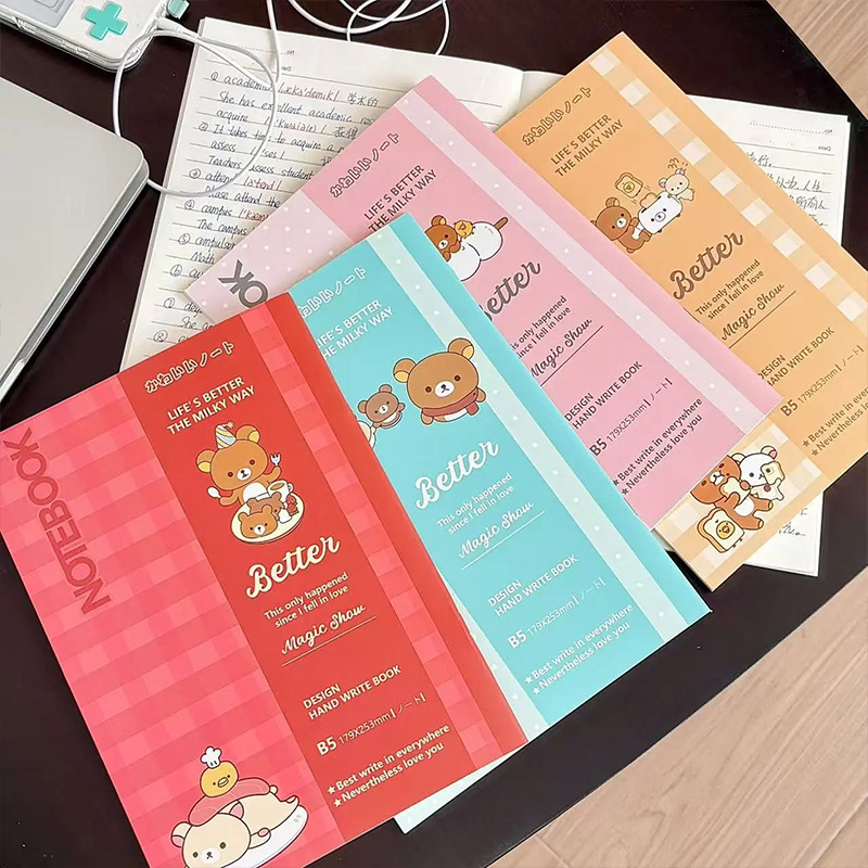 New Retro Cute Rilakkuma B5 Si - Stationery Office avaliação e preço