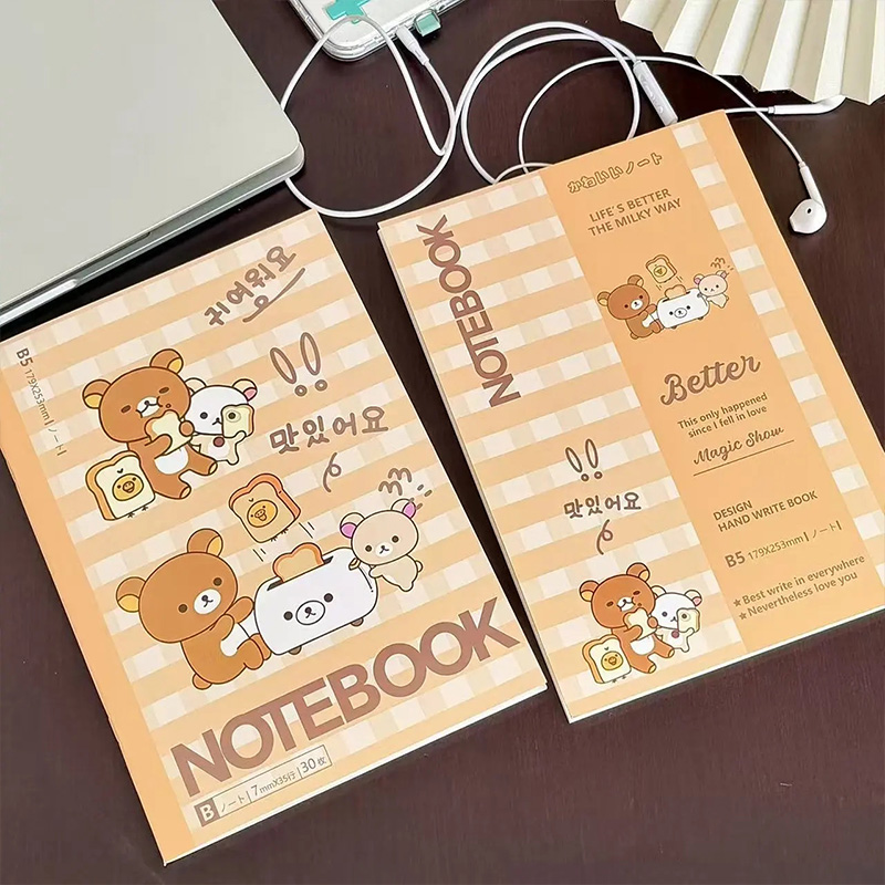New Retro Cute Rilakkuma B5 Si - Stationery Office avaliação e preço