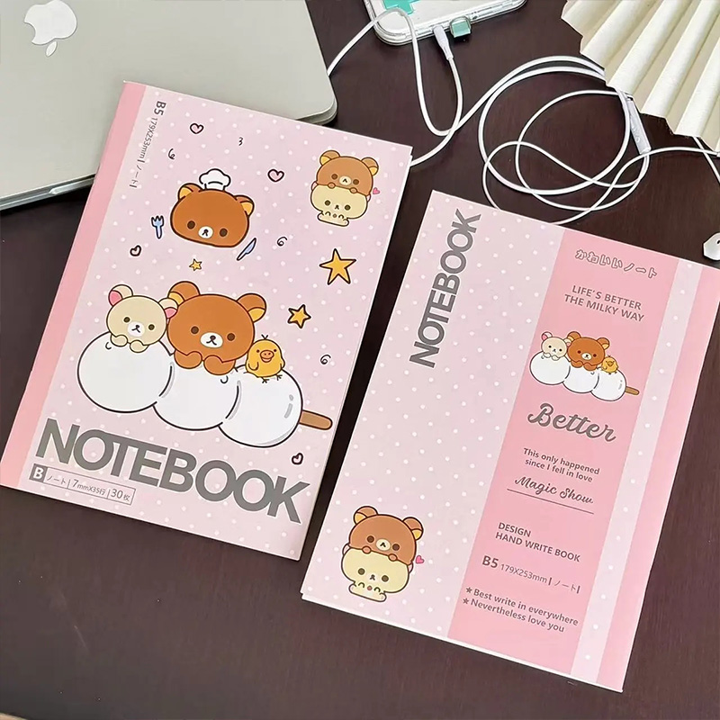 New Retro Cute Rilakkuma B5 Si - Stationery Office avaliação e preço