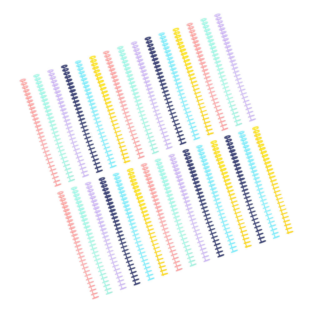 30Pcs Plastic Spiral Binding C - Binding Comb Plastic avaliação e preço
