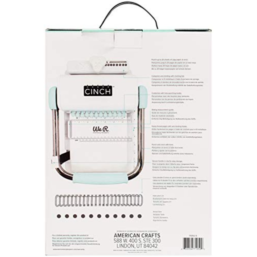 Cinch Book Binding Machine Ver - Binding Comb Plastic avaliação e preço