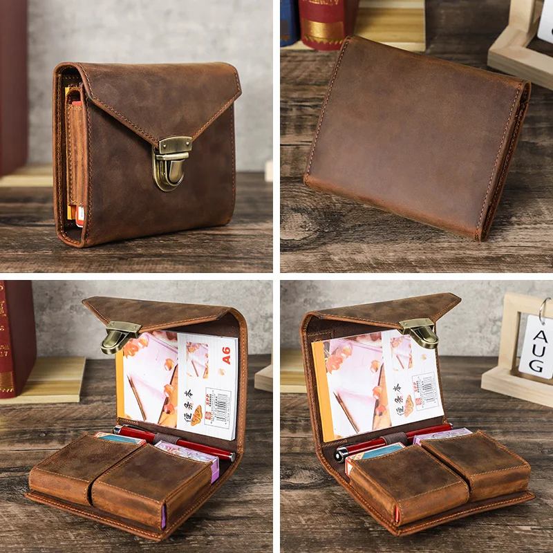 Luxury Retro Leather Notebook  - Office Stationery Supply Business avaliação e preço