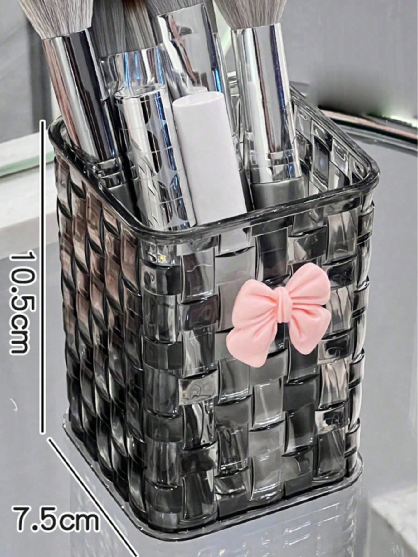 1pc Woven Texture Makeup Brush - Office Stationery And Supply avaliação e preço