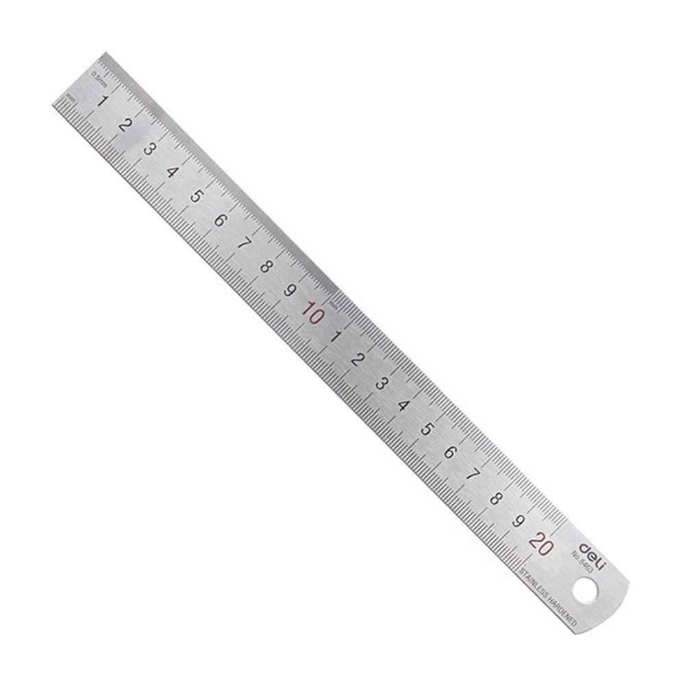 Deli 20cm Stainless Steel Meta - Stationery Office Supply Store avaliação e preço