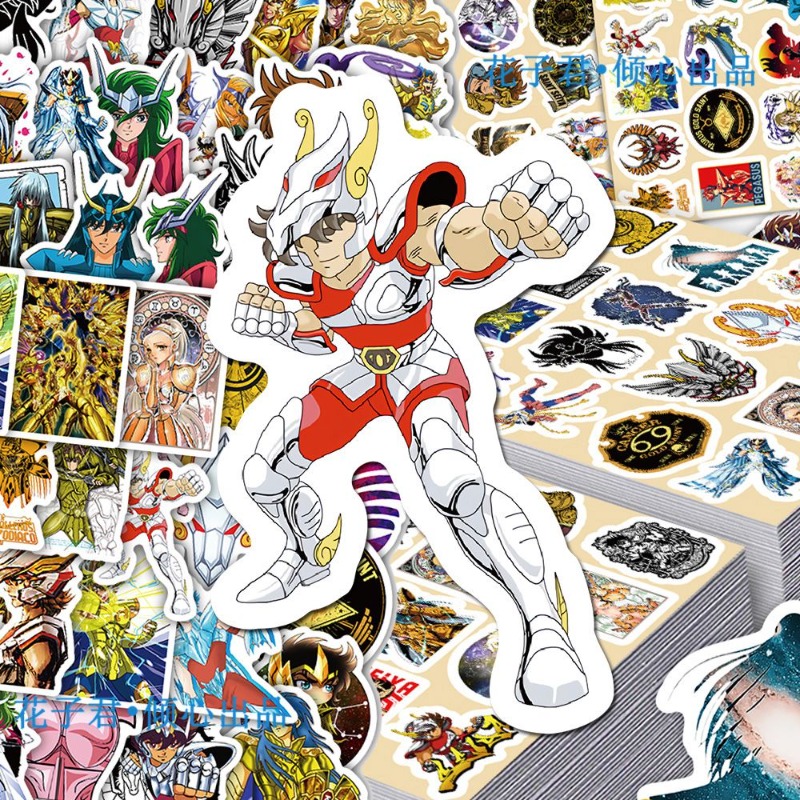 101Pcs Saint Seiya Anime Stick - Stationery Office avaliação e preço
