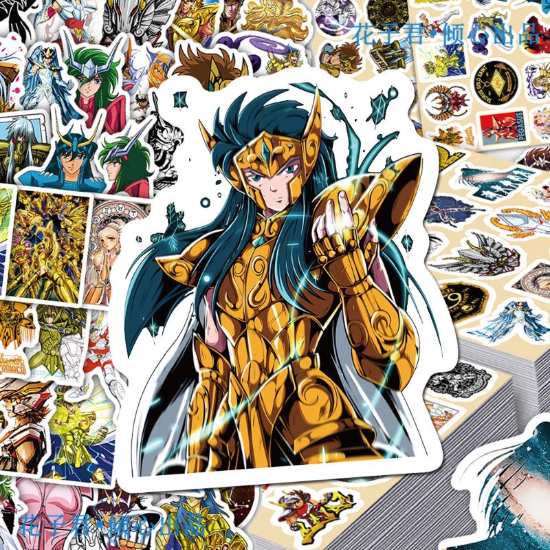 101Pcs Saint Seiya Anime Stick - Stationery Office avaliação e preço