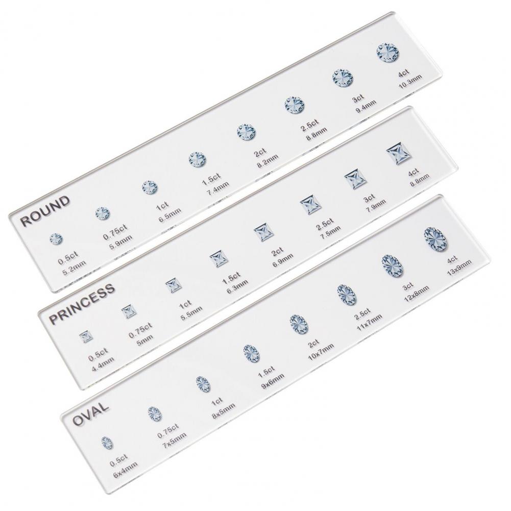 Durable Ruler Transparent Acry - Ruler Set Transparent avaliação e preço