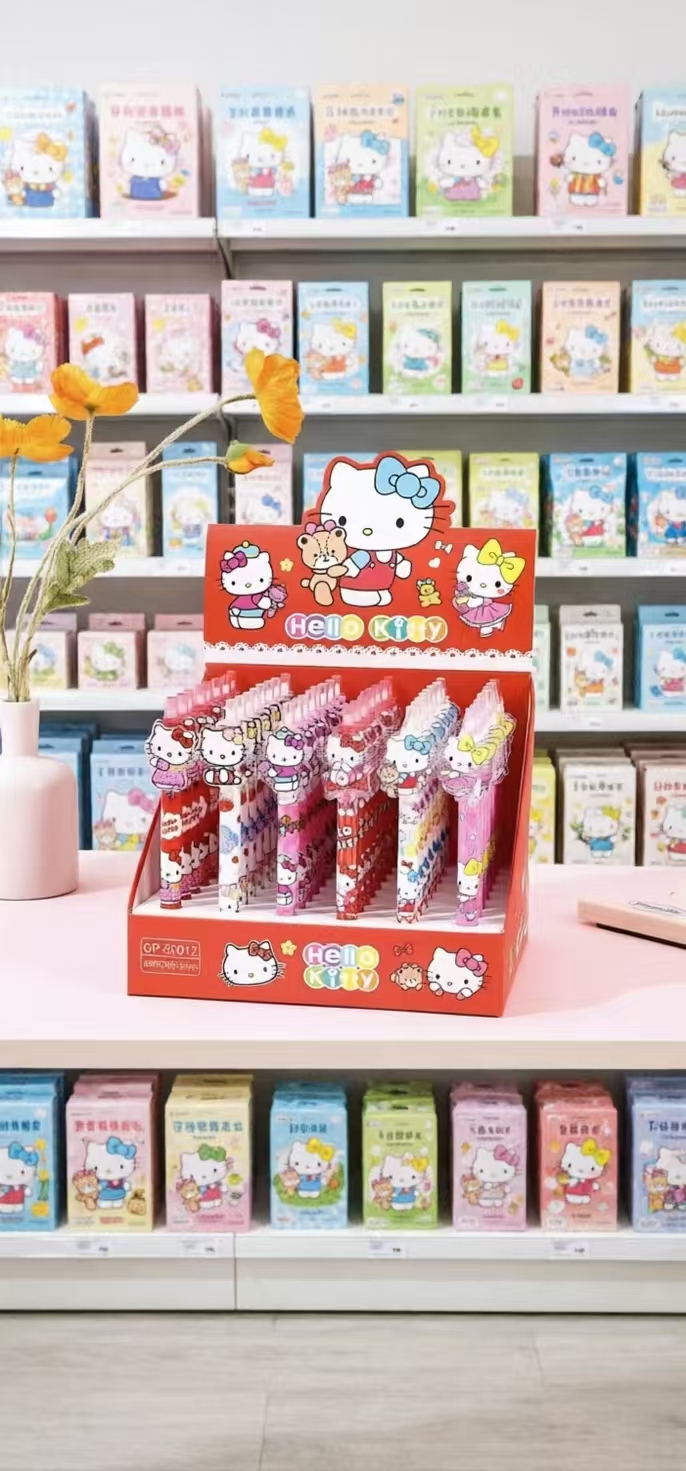 Cute Hello Kitty Gel Pen 0.5mm - Office Stationery And Supply avaliação e preço