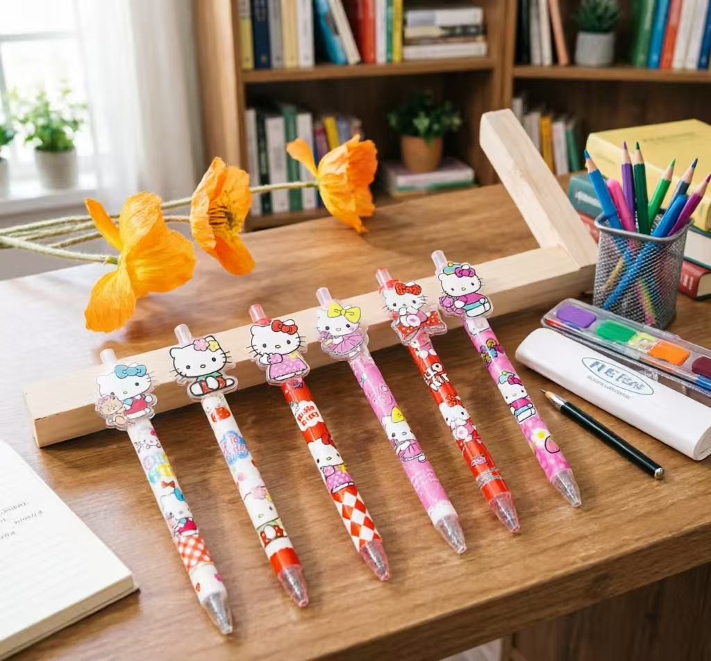 Cute Hello Kitty Gel Pen 0.5mm - Office Stationery And Supply avaliação e preço