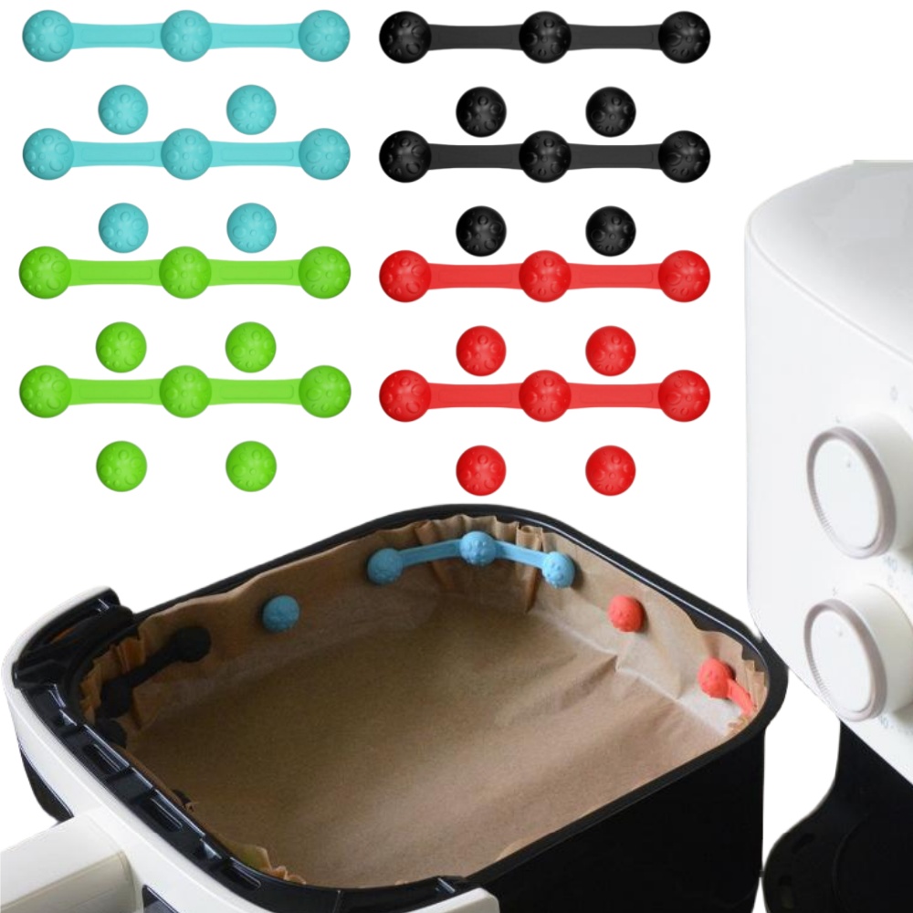 1/2sets Silicone Air Fryer Mag - Paperclip Magnetic Set avaliação e preço
