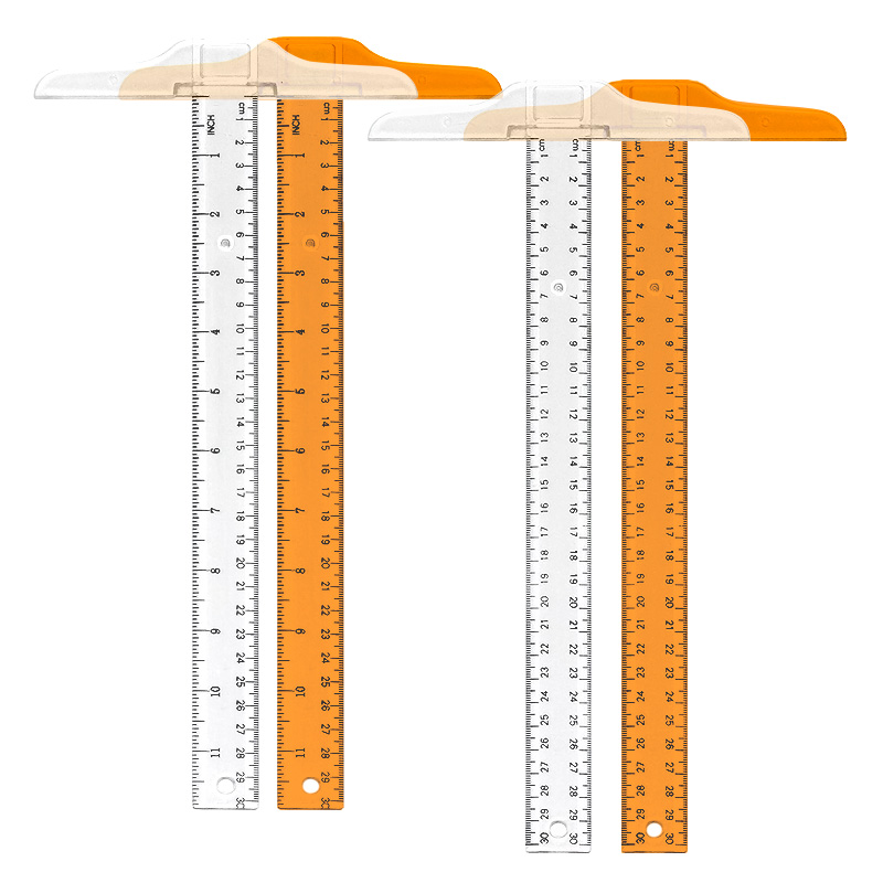 1Pc T-shaped Double Side Scale - Office Stationery And Supply avaliação e preço