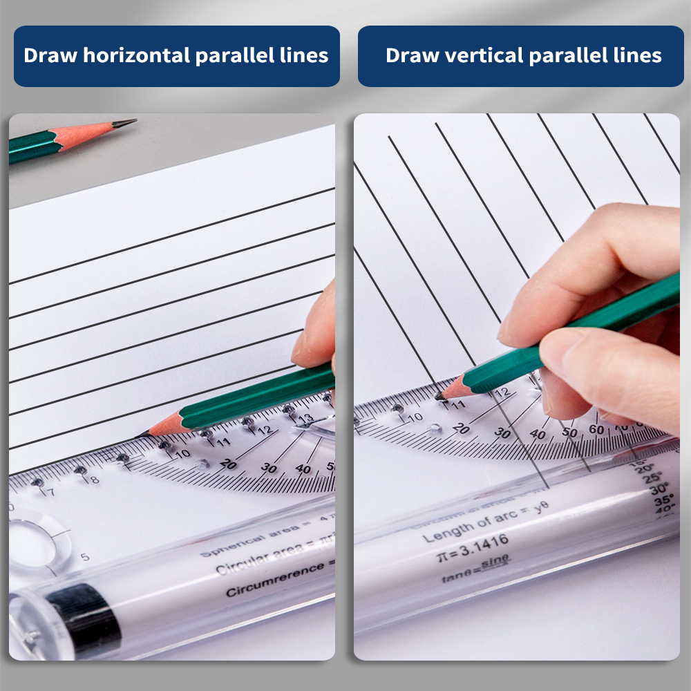 30cm Transparent Parallel Roll - Ruler Set Transparent avaliação e preço