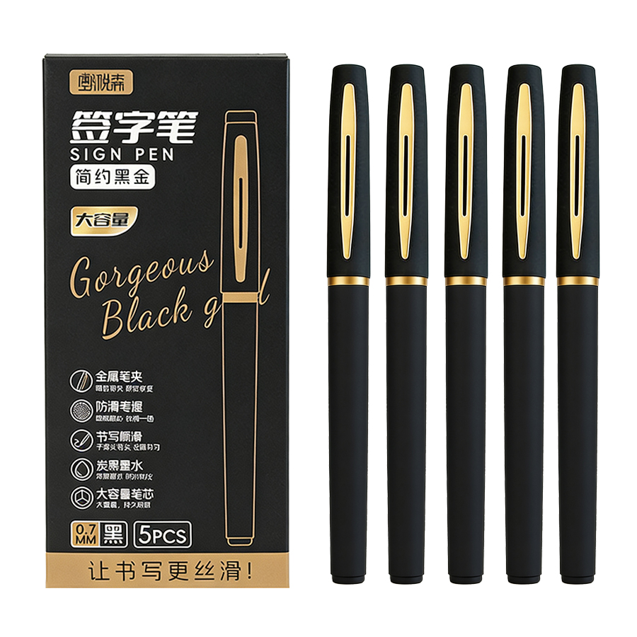 5Pcs/Pack Large Capacity Gel P - Office Stationery Supply Business avaliação e preço