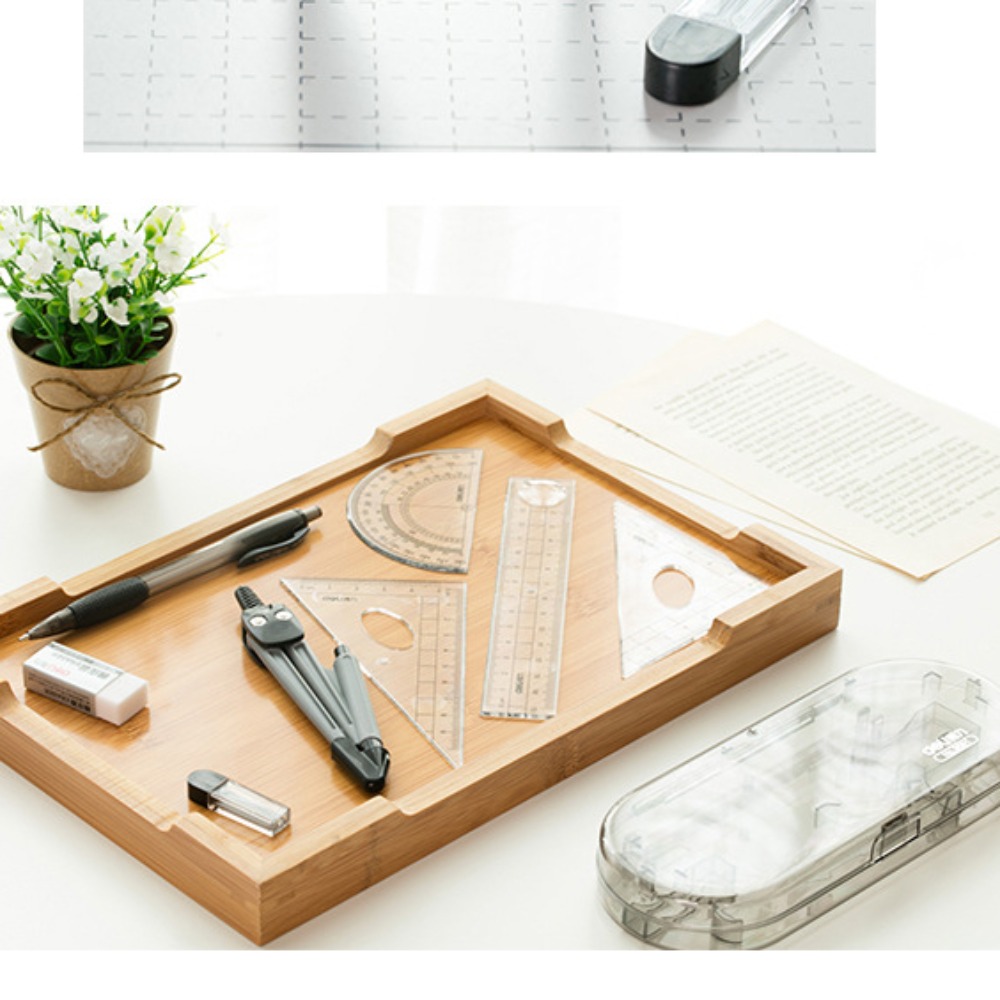 Transparent Ruler Set Eraser S - Ruler Set Transparent avaliação e preço