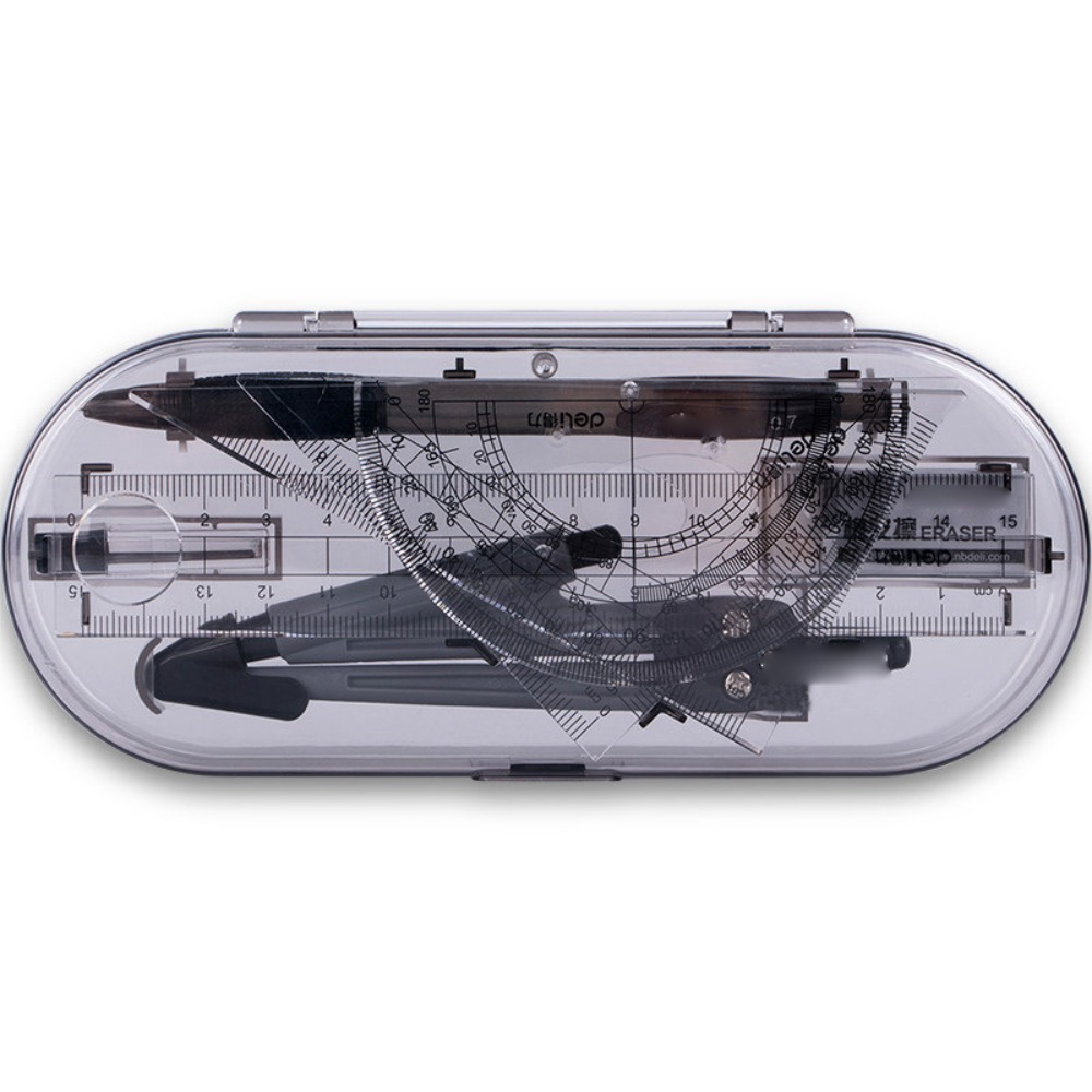 Transparent Ruler Set Eraser S - Ruler Set Transparent avaliação e preço