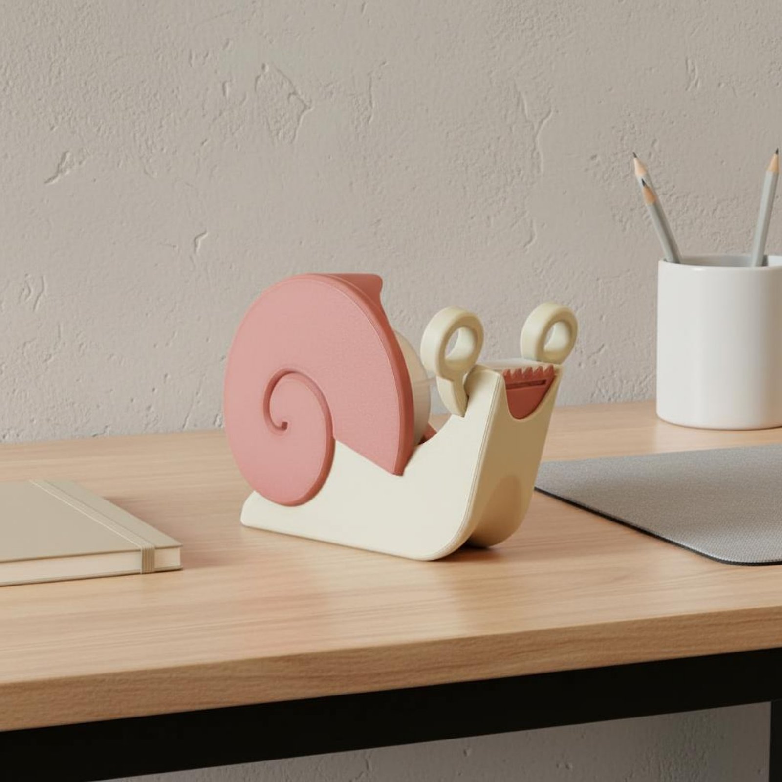 Snail-Shaped Tape Dispenser Pi - Office Stationery And Supply avaliação e preço