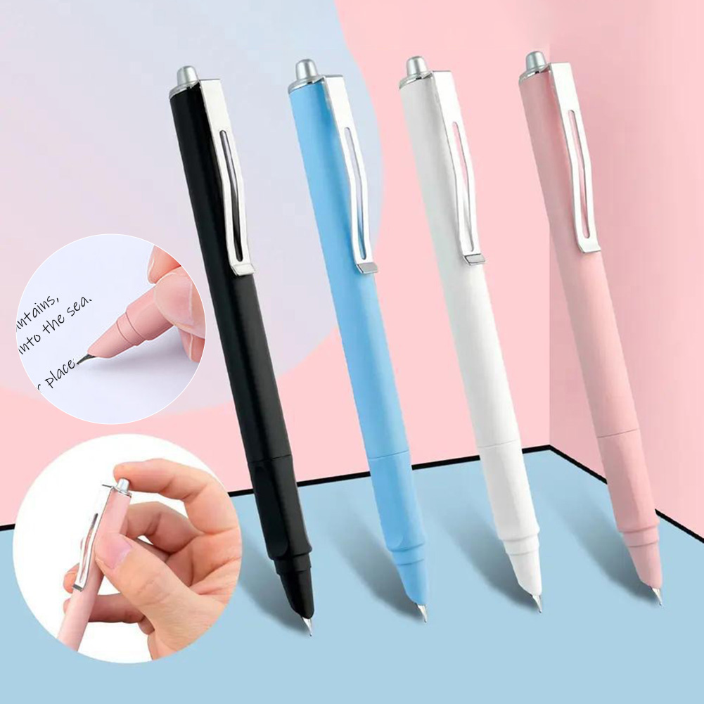 0.5mm Press Fountain Pen Retra - Fountain Pen Ink avaliação e preço