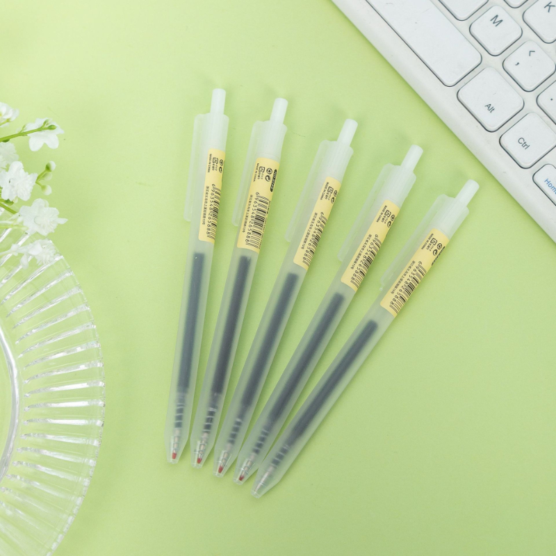 6/10Pcs 0.5mm Retractable Gel  - Office Stationery Supply Business avaliação e preço
