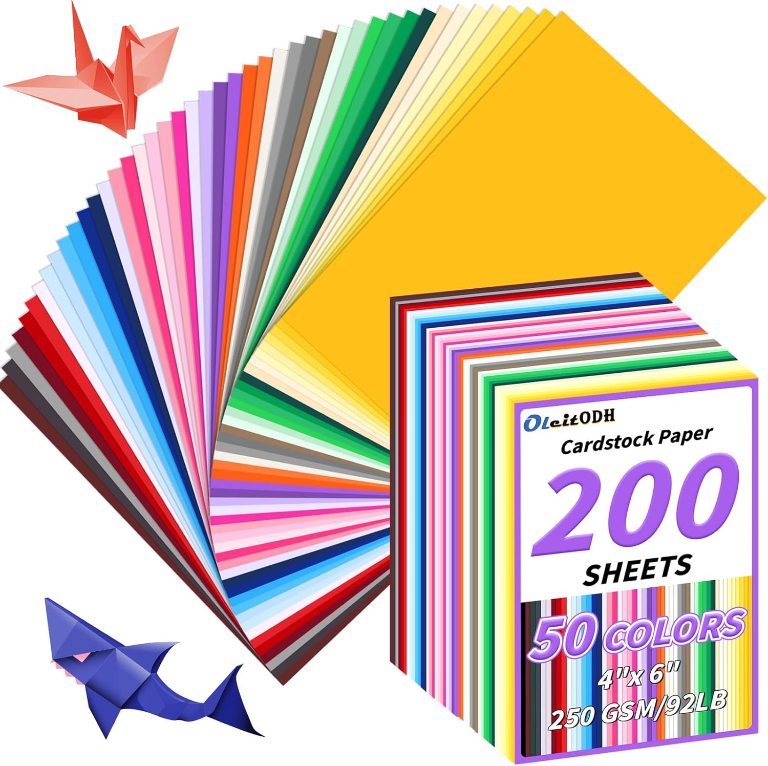 4x6 Cardstock 50 Colors 200 Pa - Cardstock Paper Pack avaliação e preço