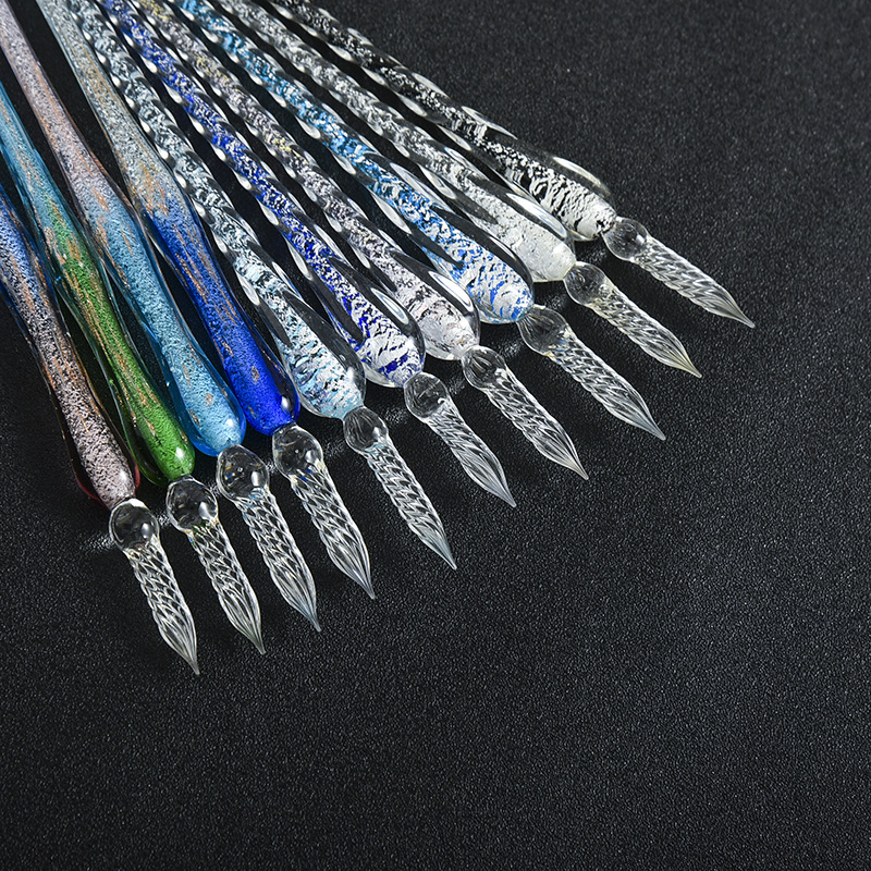 Colored Crystal Glass Dip Pen  - Fountain Pen Ink avaliação e preço