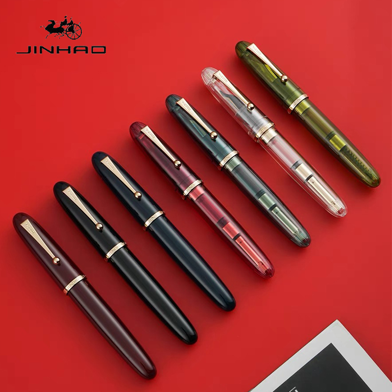 Jinhao 9019 Fountain Pen Trans - Office Stationery Supply Business avaliação e preço