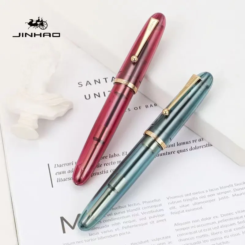 Jinhao 9019 Fountain Pen Trans - Office Stationery Supply Business avaliação e preço