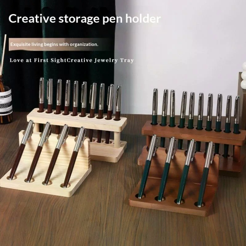 Walnut Wood Test Tube Rack Mul - Office Stationery And Supply avaliação e preço