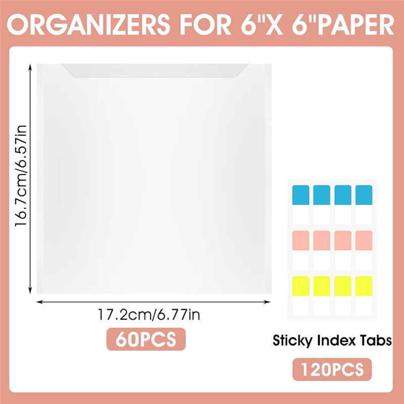 Scrapbook Paper Organizer 60 P - Cardstock Paper Pack avaliação e preço