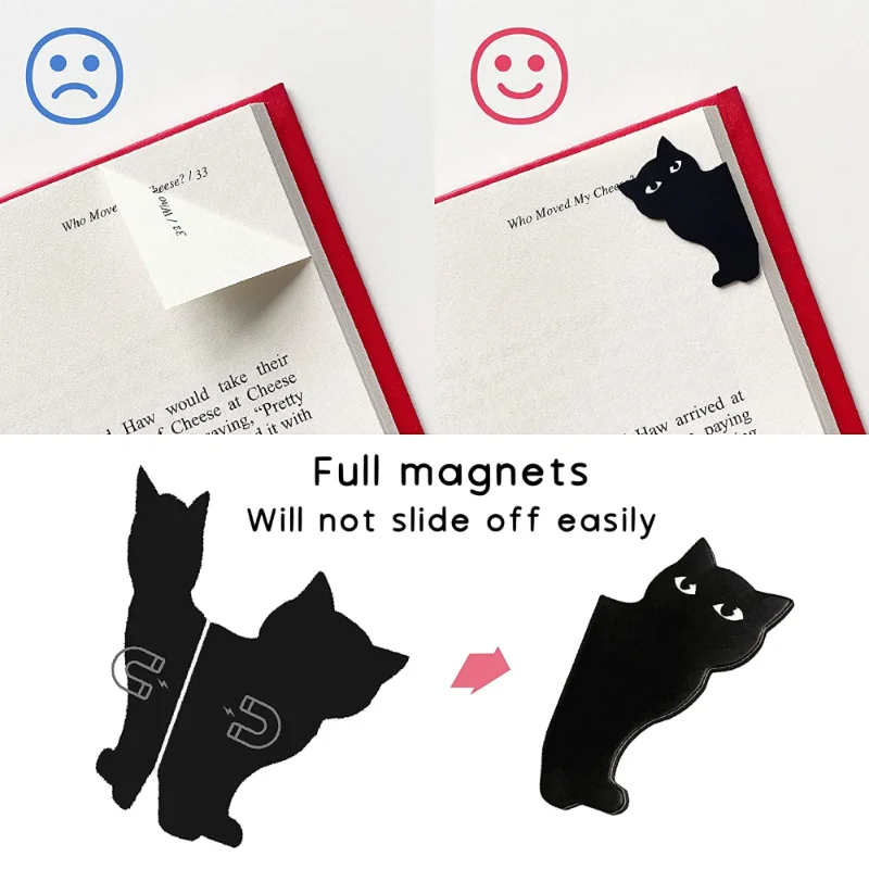 6 Pcs/set Cute Cat Magnet Book - Paperclip Magnetic Set avaliação e preço