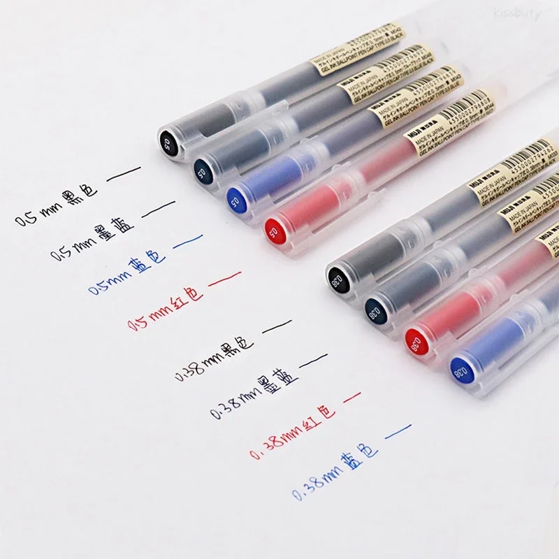 10-30Pcs/Set 0.38/0.5mm Gel pe - Office Stationery Supply Business avaliação e preço