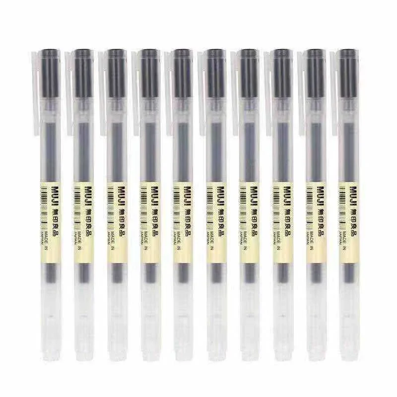 10-30Pcs/Set 0.38/0.5mm Gel pe - Office Stationery Supply Business avaliação e preço