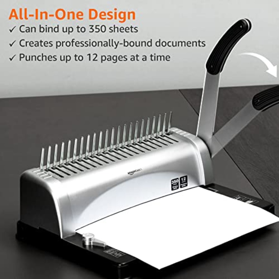 Basics Comb Binding Machine fo - Binding Comb Plastic avaliação e preço