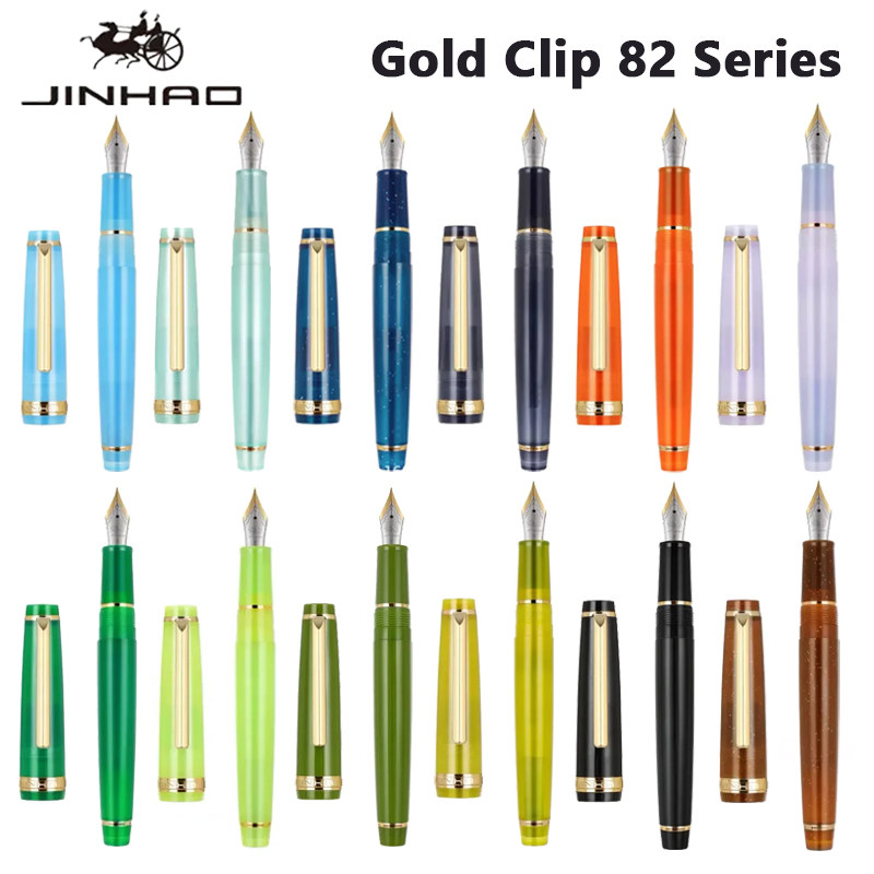 Jinhao 82 Fountain Pen Golden  - Office Stationery Supply Business avaliação e preço