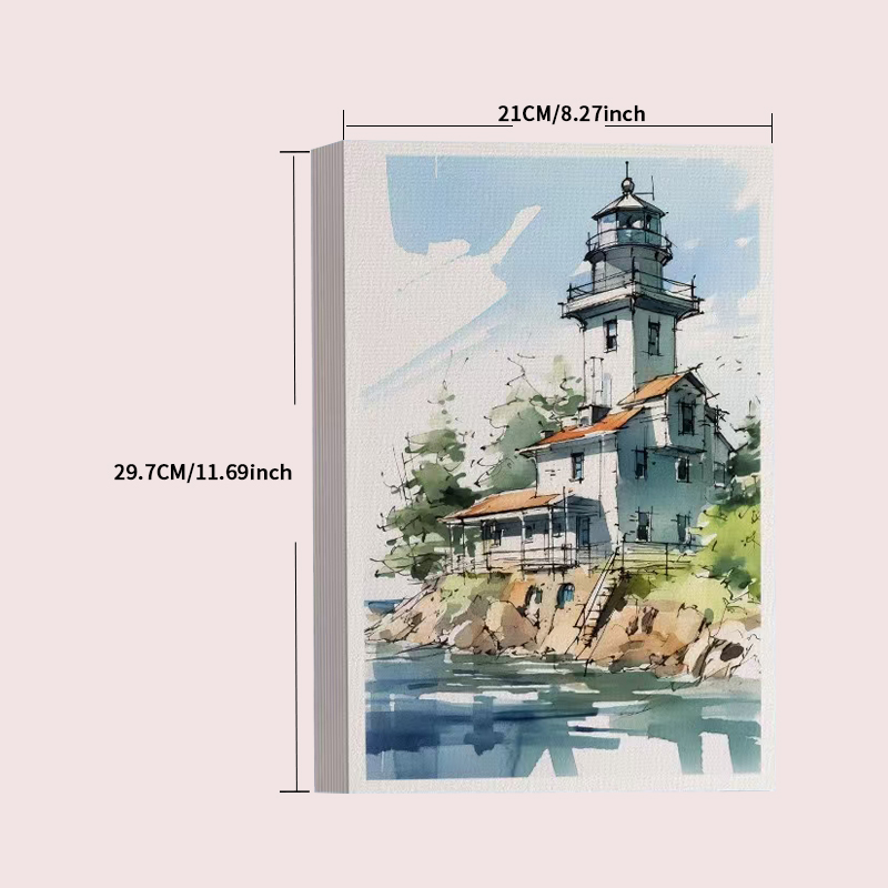 A4 Watercolor Paper 50 Sheets  - Cardstock Paper Pack avaliação e preço