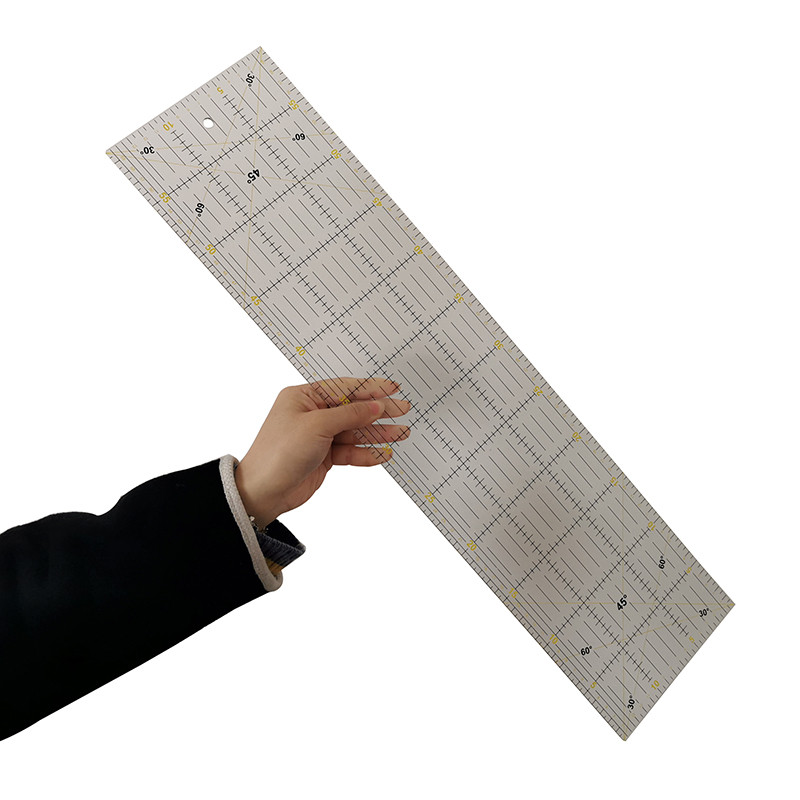 1 Pcs 60x15x0.3cm Acrylic Patc - Ruler Set Transparent avaliação e preço