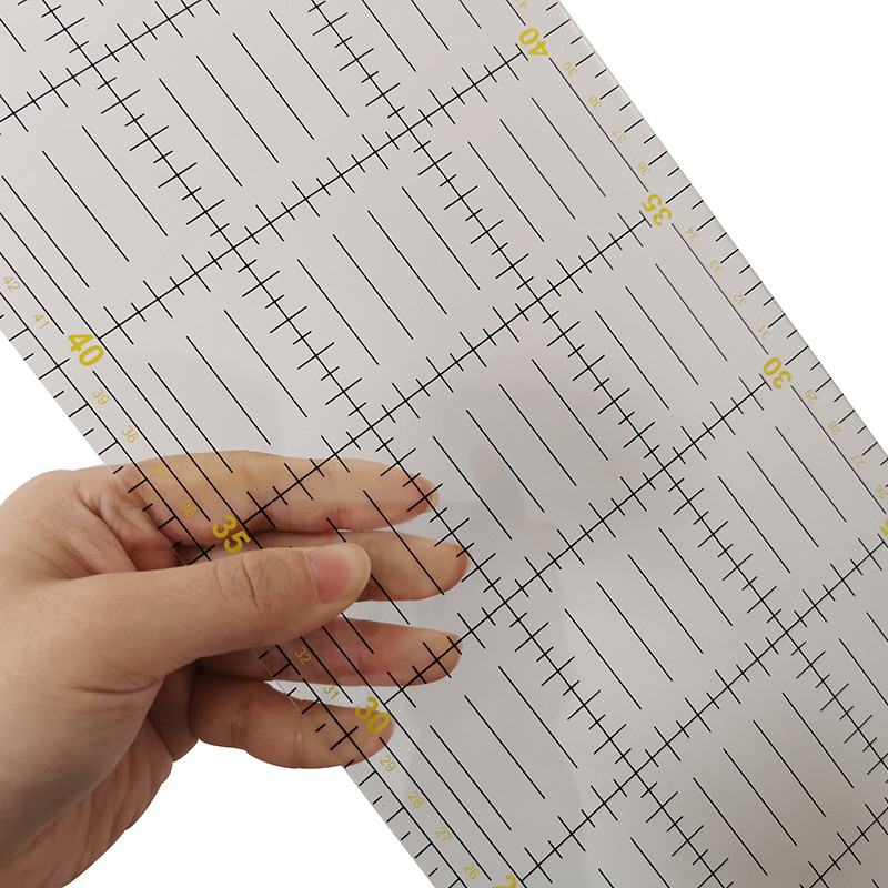 1 Pcs 60x15x0.3cm Acrylic Patc - Ruler Set Transparent avaliação e preço