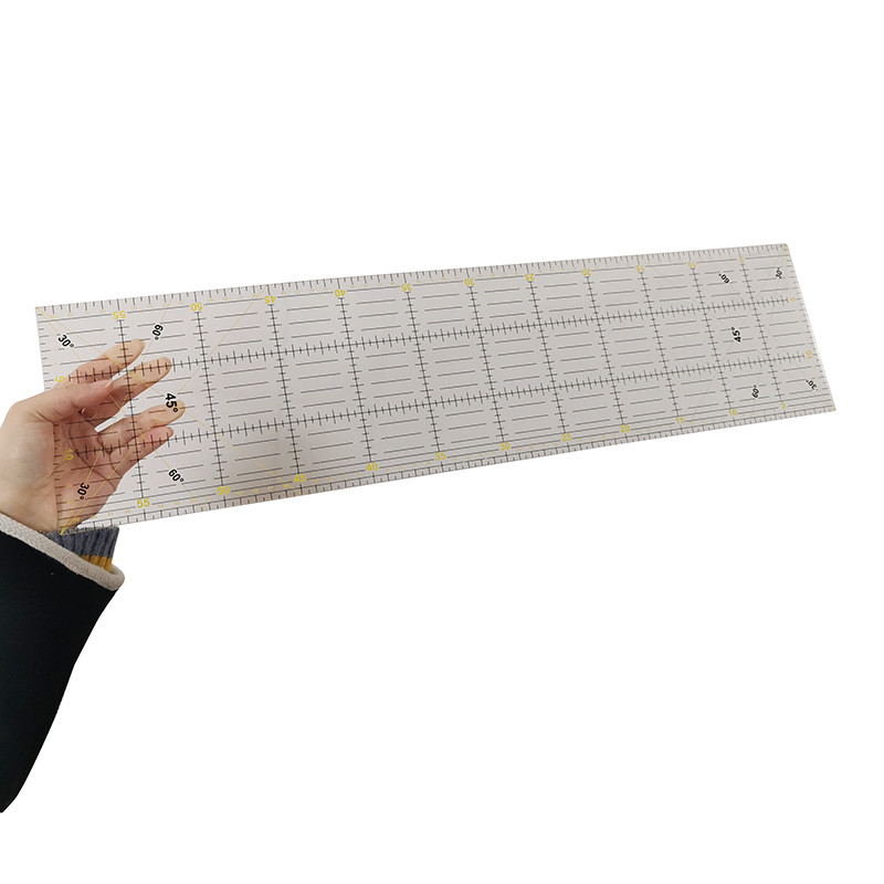 1 Pcs 60x15x0.3cm Acrylic Patc - Ruler Set Transparent avaliação e preço